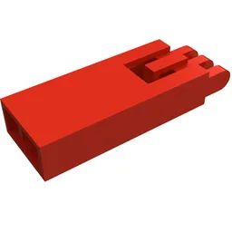 Hook Slider - Arm Base with 3 Finger Hinge / Red