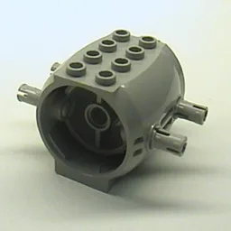 Engine Large with 4 Fixed Rotatable Pins / Light Gray