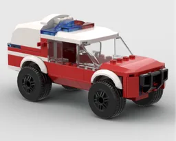 Light Rescue Unit - Closed Back Red & White