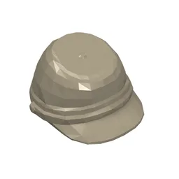 Hat / Kepi / Cavalry Cap / Dark Tan