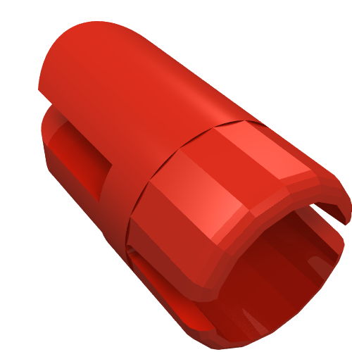Lego Arm Piece with Towball Socket, 3 Fingers / Red