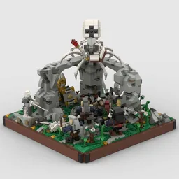 The Dwarfs meet the Skeleton King