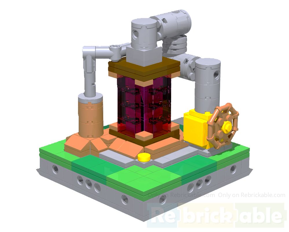 Lego Clash Of Clans Modular Elixir Collector