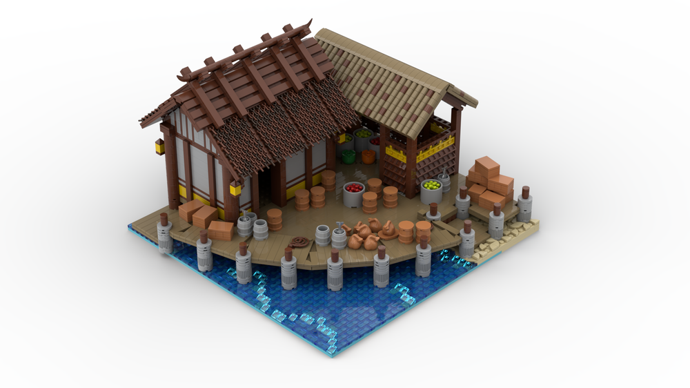 Lego Age of Empires - Dock (East Asian)