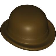 Lego Hat, Bowler / Dark Brown