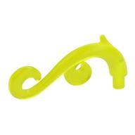 Lego Curled Decorative Ornament / Plant Vine with Bar / Trans-Neon Green