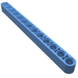 Technic Beam 1 x 13 Thick / Medium Blue