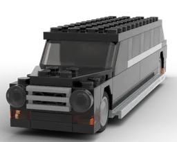 Black 4 Stud wide Limousine