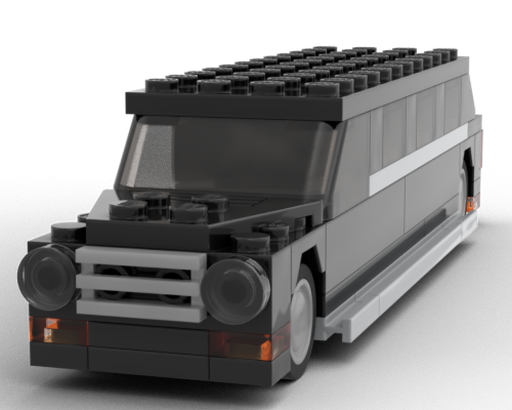 Lego Black 4 Stud wide Limousine