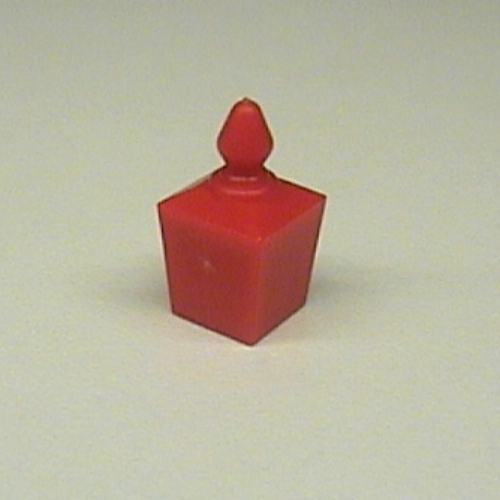 Lego Belville / Scala, Equipment, Bottle Perfume with Square Base / Red