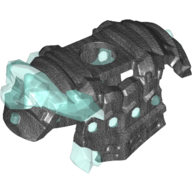 Lego Minifig Neckwear Shoulder Armour With Trans Light Blue Ice / Pearl Titanium
