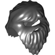Lego Hair Long and Bushy with Full Beard / Black