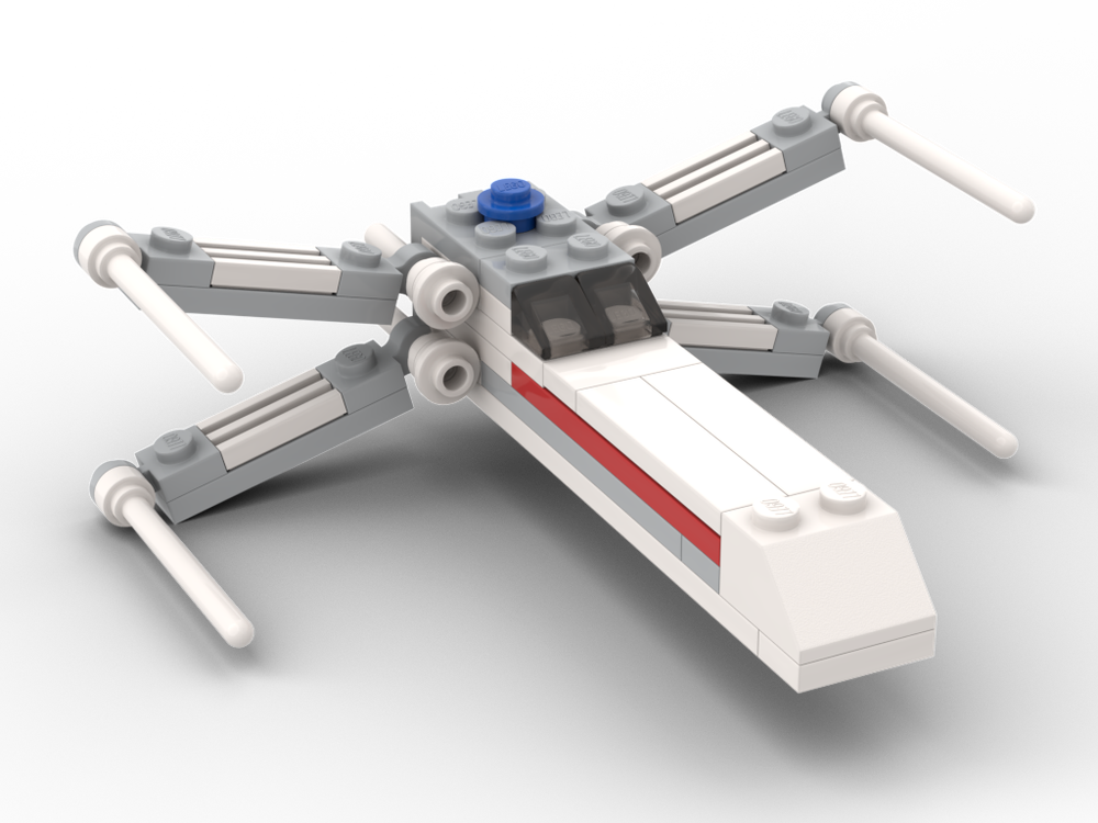 Lego Luke's X-Wing (small build with simple parts) - Star Wars
