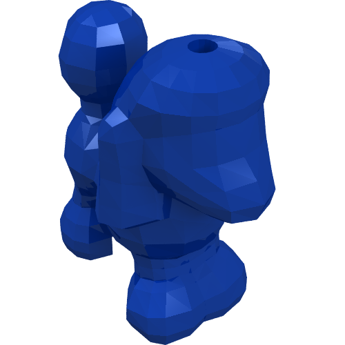 Lego Animal, Dog, Poodle [Plain]