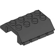 Slope 45° 4 x 4 Double with Hinge / Black