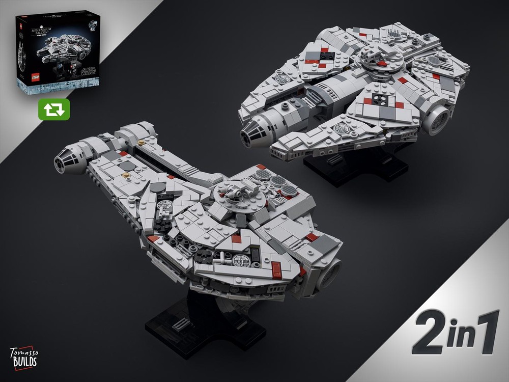 Lego 75375 Alternate YT freighter 2 in 1 Bundle: Outrider + Otana