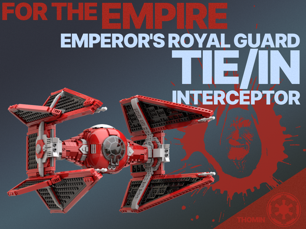 Lego Emperor's Royal Guard TIE / IN Interceptor Starfighter