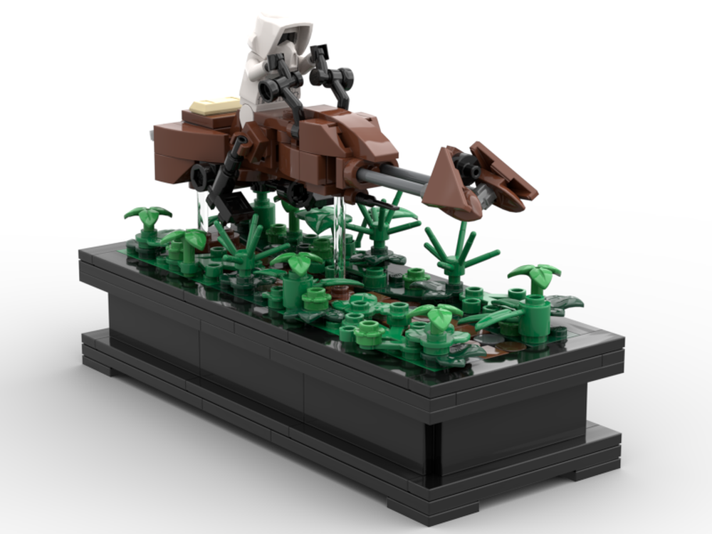 Lego Endor 74-Z Speeder Bike with Stand