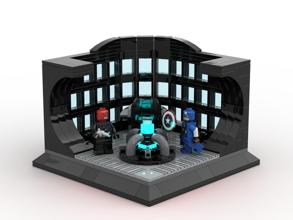Lego Captain America vs Red Skull