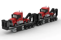 Tilt trailer double