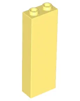 Brick 1 x 2 x 5 / Bright Light Yellow