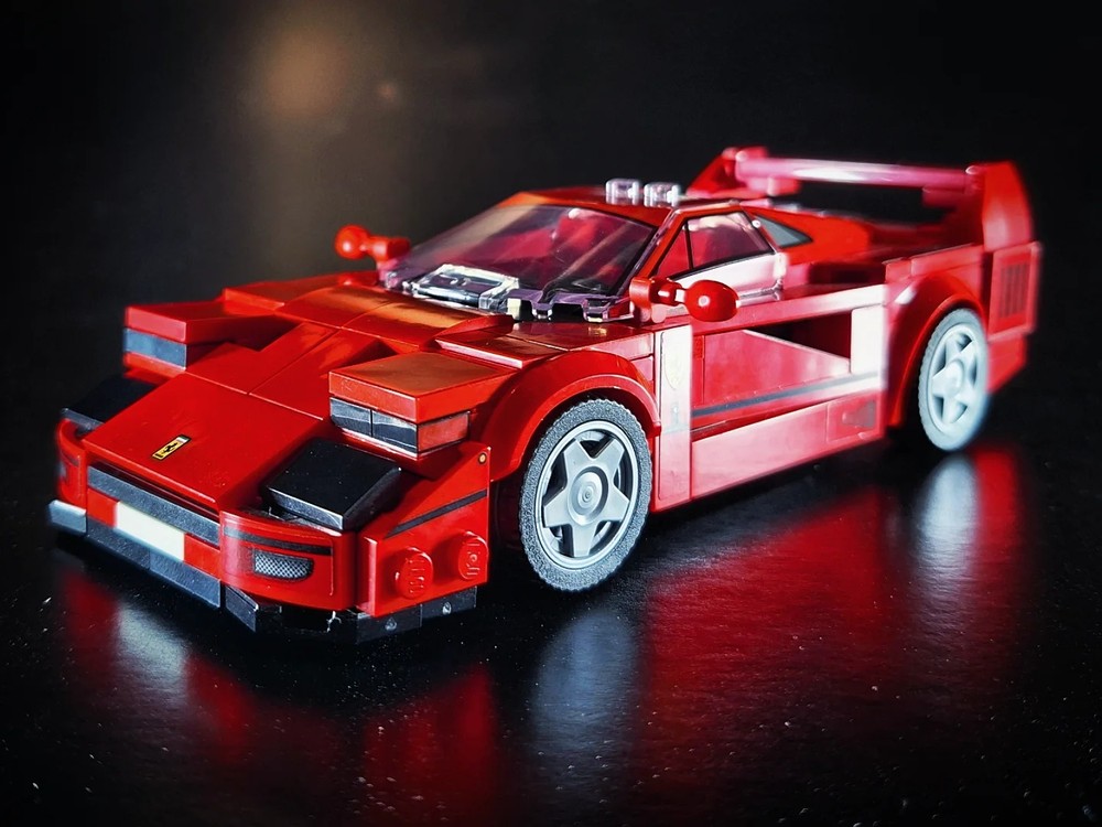 Lego F errari 76934 F40 Popup Headlight / Front End Mod v2