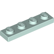 Lego Plate 1 x 4 / Light Aqua