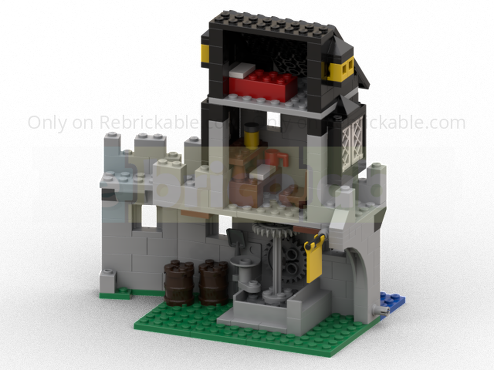 Lego Classic Castle Grain Mill - Alternate (no 4444)