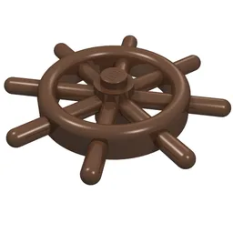 Boat / Ship Wheel / Helm / Brown