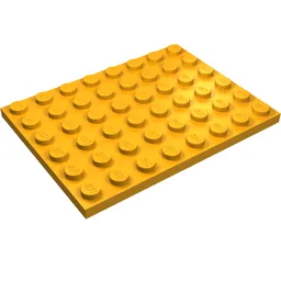 Plate 6 x 8 / Medium Orange