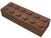 Brick 2 x 6 / Light Brown