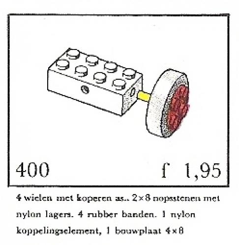 Lego Small Wheels with Axles (System)