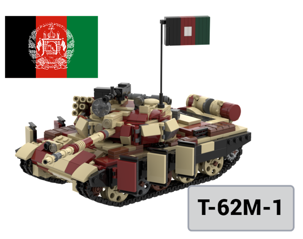 Lego T-62M-1 Soviet/Afghanistan Main Battle Tank 1/35 Scale