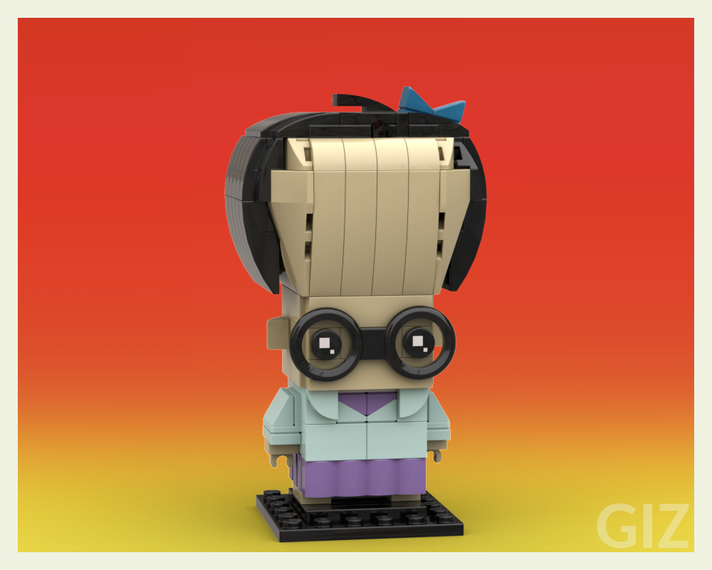 Lego Brainy Janie - Garbage Pail BricKidz MOC