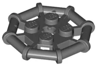 Plate Special 2 x 2 with Bar Frame Octagonal
