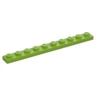 Plate 1 x 10 / Lime