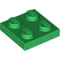Plate 2 x 2 / Green