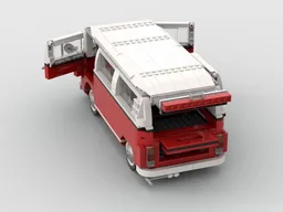 10220 VW T2 Van red