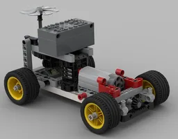 Simple RC chassis buggy motor