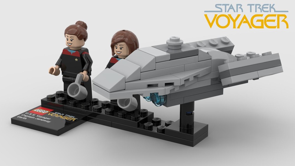 Lego U.S.S. Voyager & Earth
