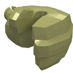 Hand Hulk - Left / Olive Green
