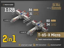 Micro Series T-65-X (2 models), 1:128