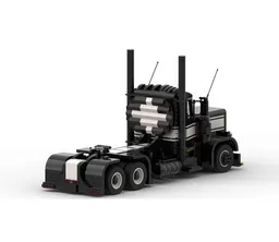 Black&Red Peterbilt 389