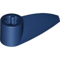 Lego Technic Tooth 1 x 3 with Axle Hole [Hollow Underside] / Dark Blue