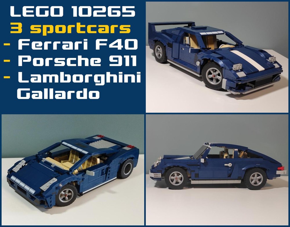 Lego 10265 Ferrari/Porsche/Lamborghini