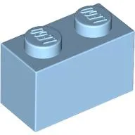 Brick 1 x 2 / Pastel Blue