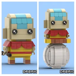Aang (Avatar: The Last Airbender) Brickheadz Bundle