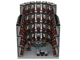 Iron Man Hall of Armor Modular Minifigure Display