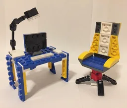 31087 Computer Desk and Swivel Chair