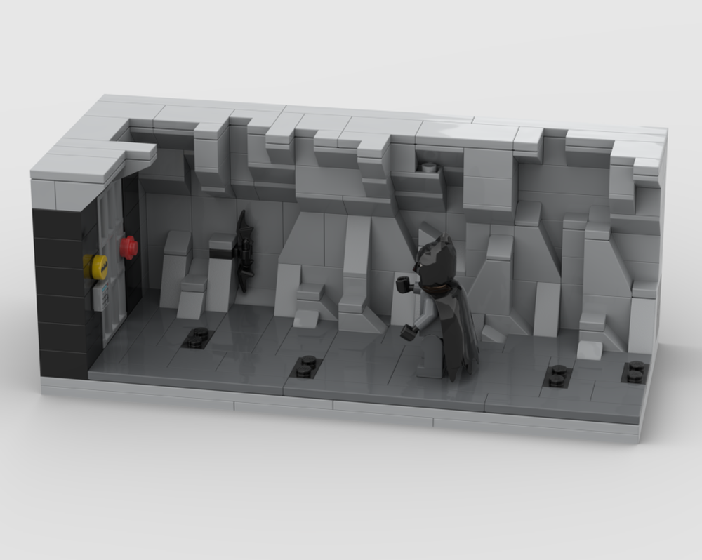 Lego Secret batcave entrance.